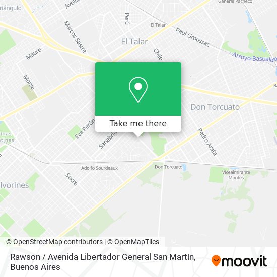Rawson / Avenida Libertador General San Martín map
