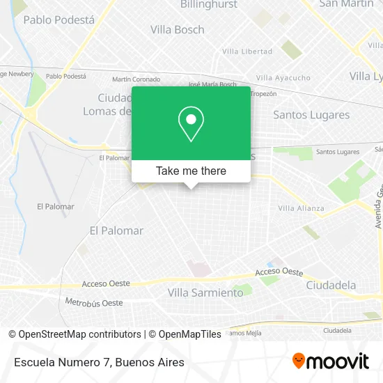 Escuela Numero 7 map