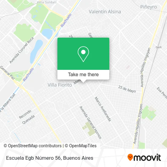 Escuela Egb Número 56 map