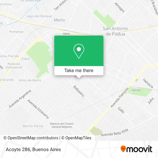 Acoyte 286 map