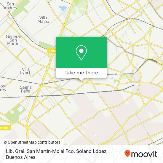 Mapa de Lib. Gral. San Martín-Mc al Fco. Solano López