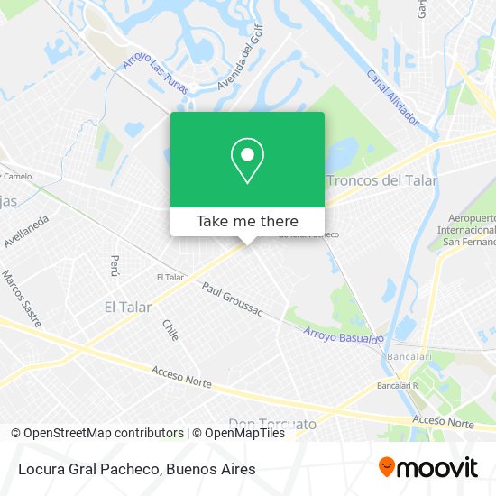 Mapa de Locura Gral Pacheco