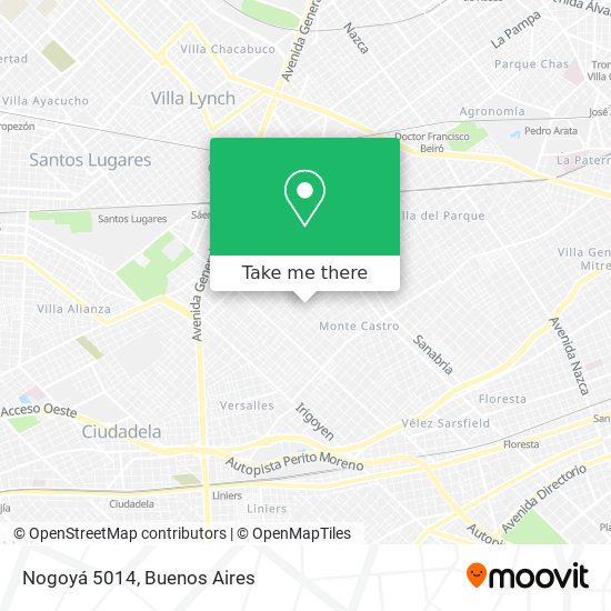 Mapa de Nogoyá 5014