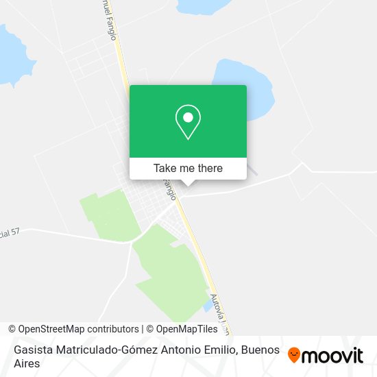 Gasista Matriculado-Gómez Antonio Emilio map