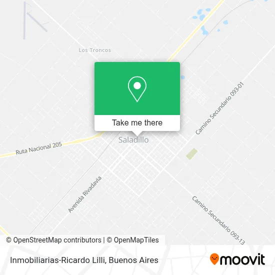 Inmobiliarias-Ricardo Lilli map