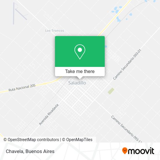 Mapa de Chavela
