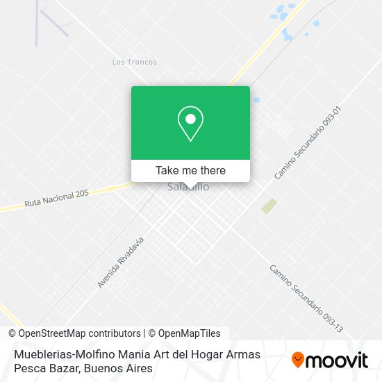 Mueblerias-Molfino Mania Art del Hogar Armas Pesca Bazar map