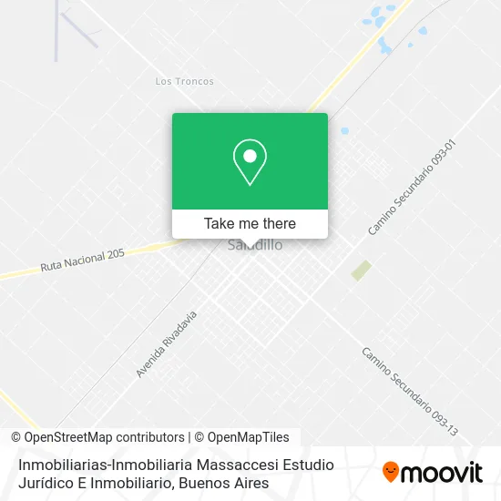 Mapa de Inmobiliarias-Inmobiliaria Massaccesi Estudio Jurídico E Inmobiliario