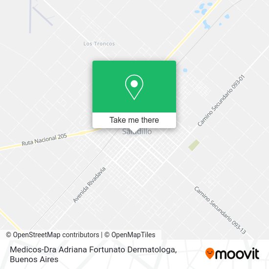 Medicos-Dra Adriana Fortunato Dermatologa map
