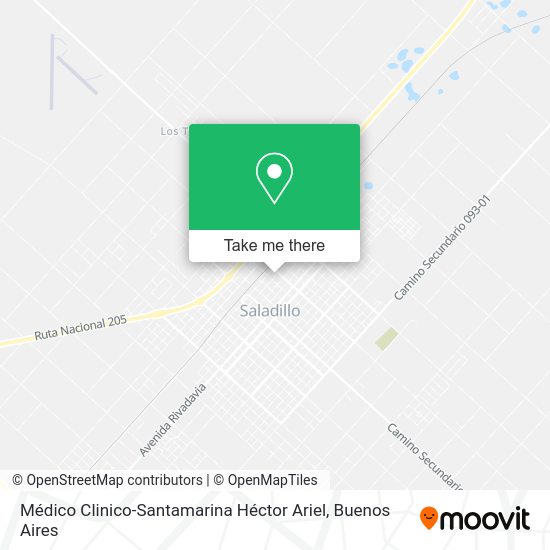 Médico Clinico-Santamarina Héctor Ariel map