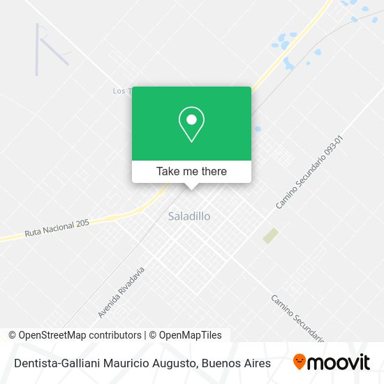 Dentista-Galliani Mauricio Augusto map