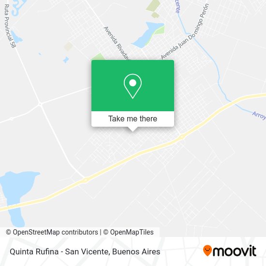 Mapa de Quinta Rufina - San Vicente