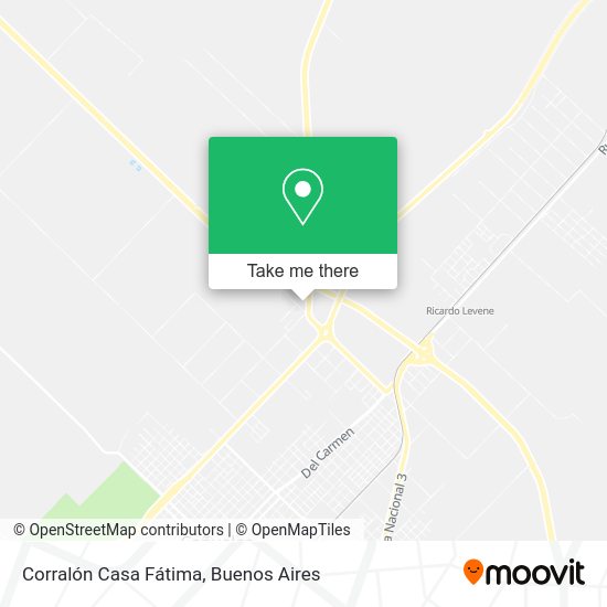 Mapa de Corralón Casa Fátima