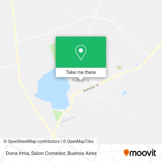 Dona Irma, Salon Comedor map