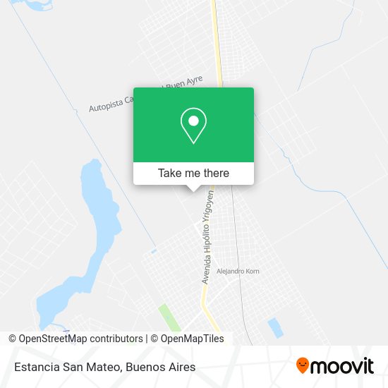 Mapa de Estancia San Mateo