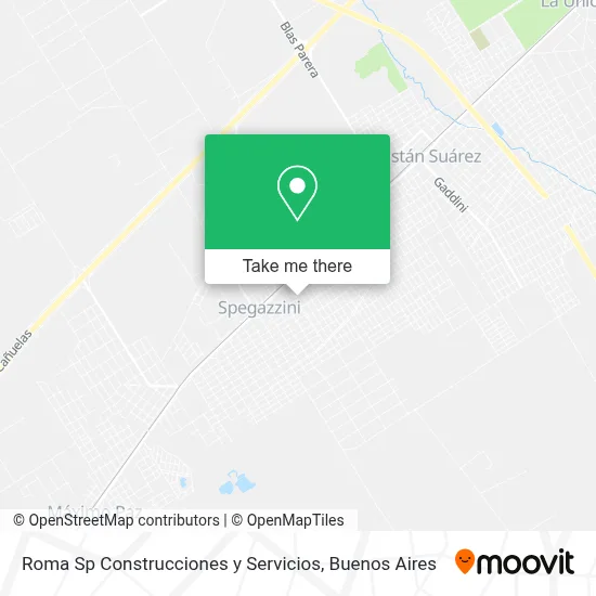 Roma Sp Construcciones y Servicios map