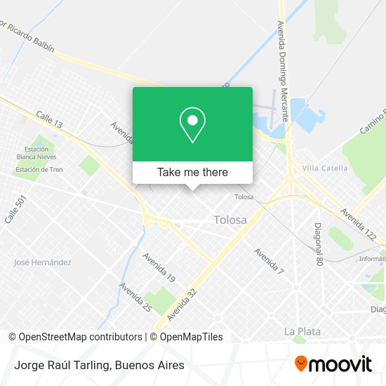Jorge Raúl Tarling map