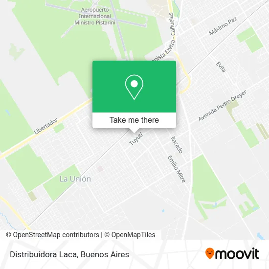 Distribuidora Laca map