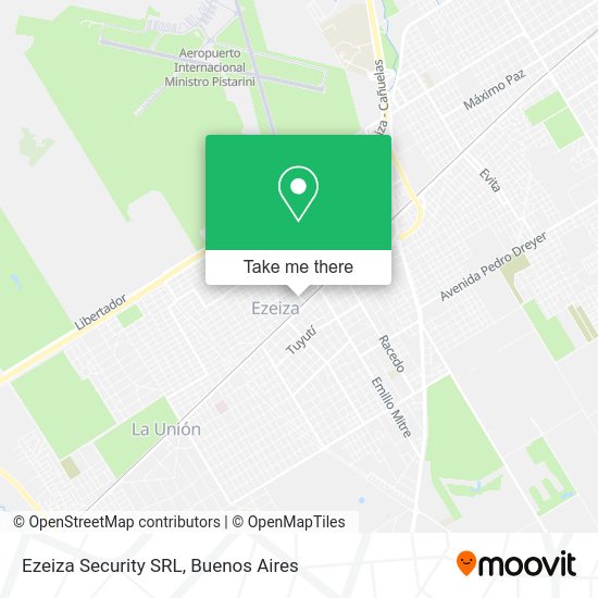 Ezeiza Security SRL map