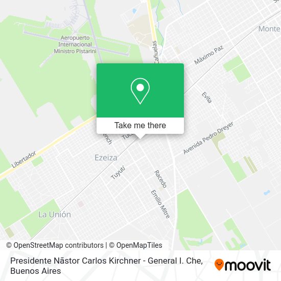 Presidente Nãstor Carlos Kirchner - General I. Che map