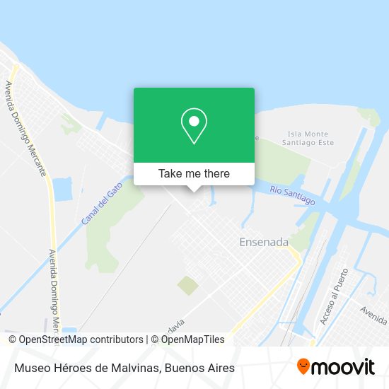 Museo Héroes de Malvinas map