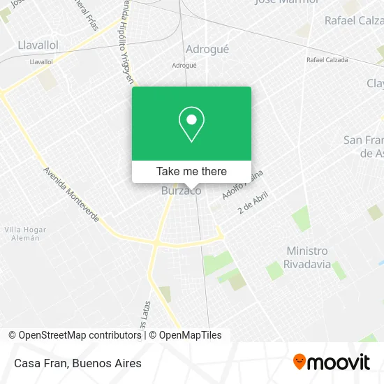 Mapa de Casa Fran