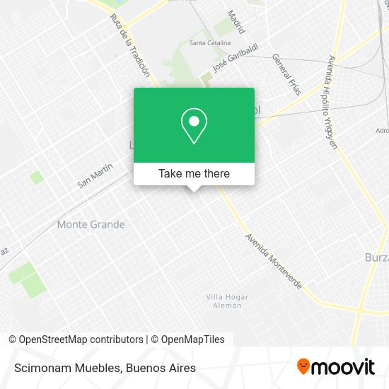 Mapa de Scimonam Muebles