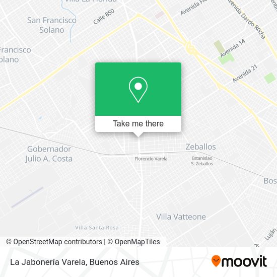 La Jabonería Varela map