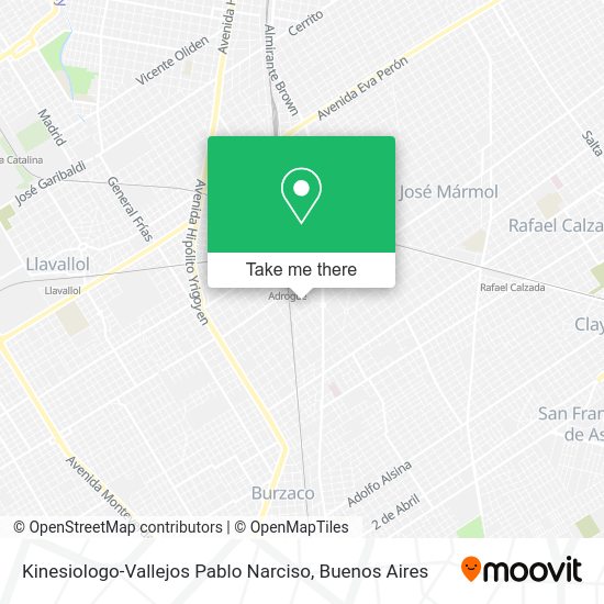 Mapa de Kinesiologo-Vallejos Pablo Narciso