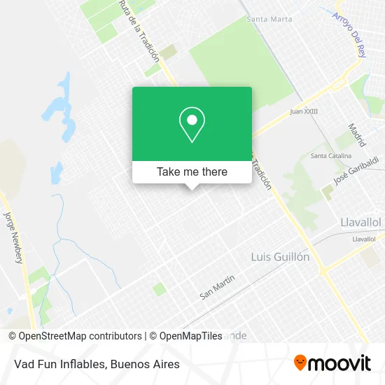 Vad Fun Inflables map