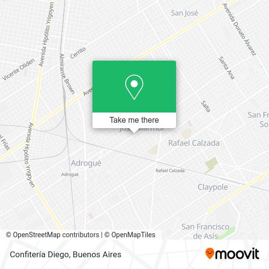 Confitería Diego map