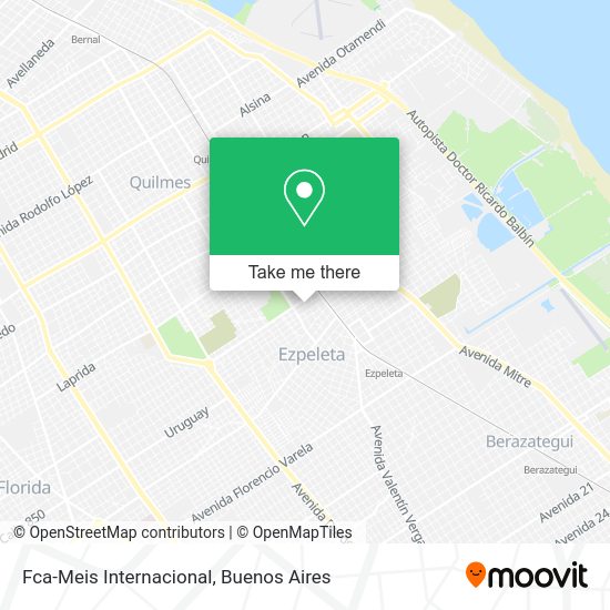 Fca-Meis Internacional map