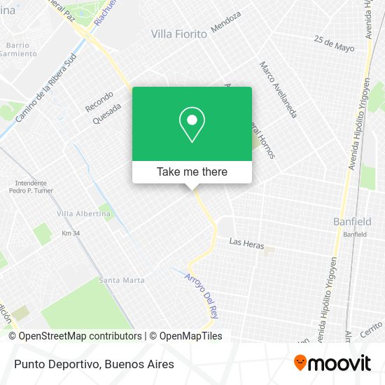 Mapa de Punto Deportivo