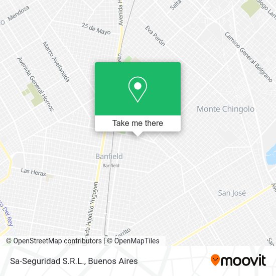 Mapa de Sa-Seguridad S.R.L.