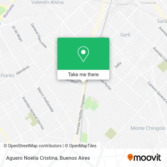 Aguero Noelia Cristina map