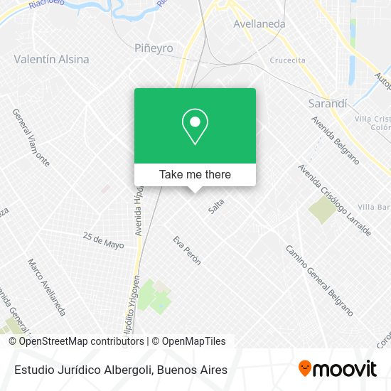 Estudio Jurídico Albergoli map