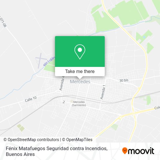 Fénix Matafuegos Seguridad contra Incendios map