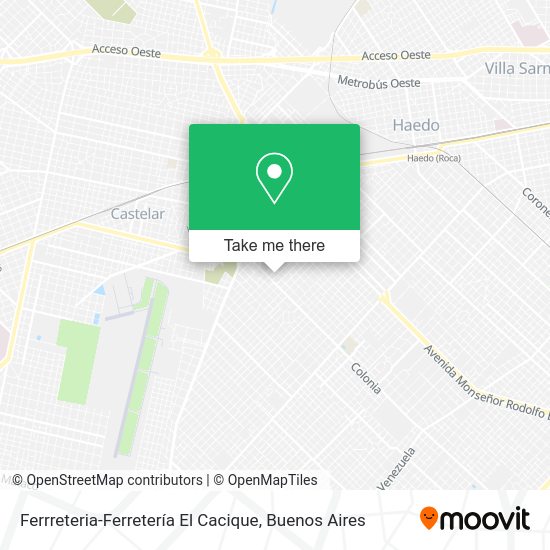 Mapa de Ferrreteria-Ferretería El Cacique