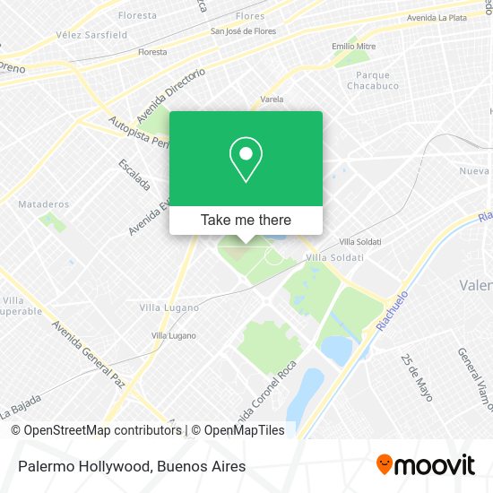 Mapa de Palermo Hollywood