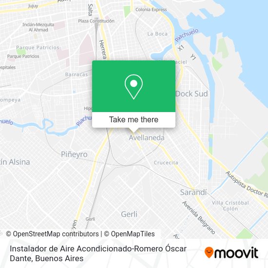 Instalador de Aire Acondicionado-Romero Óscar Dante map