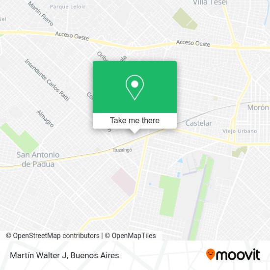 Martín Walter J map