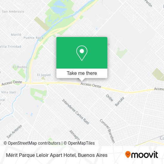 Mérit Parque Leloir Apart Hotel map