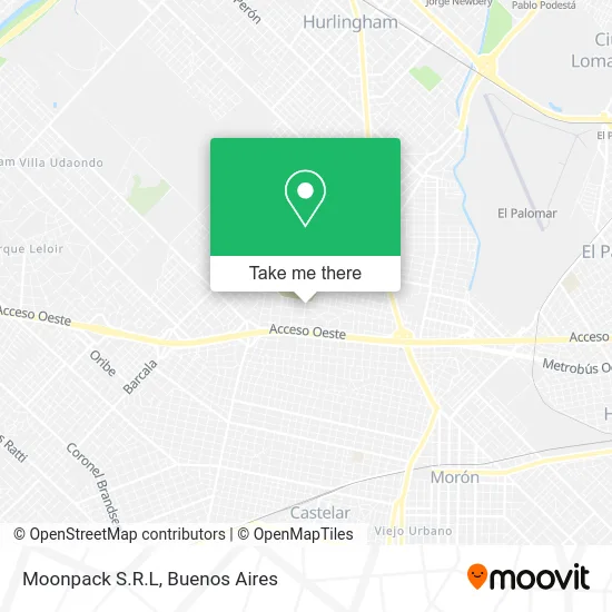Mapa de Moonpack S.R.L