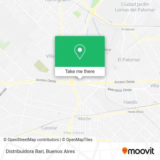 Distribuidora Bari map