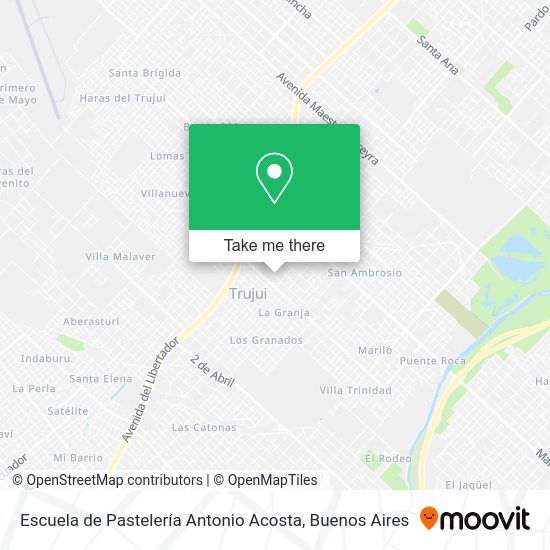 Escuela de Pastelería Antonio Acosta map