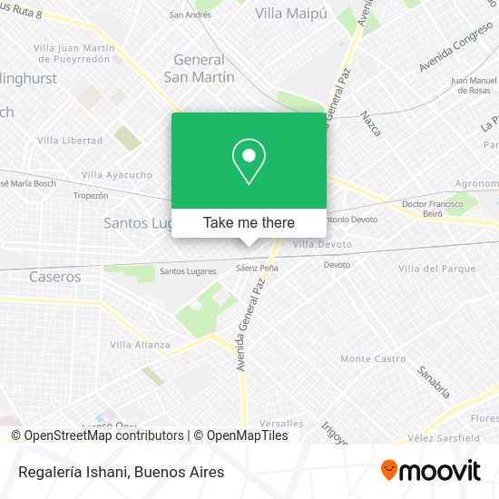 Regalería Ishani map