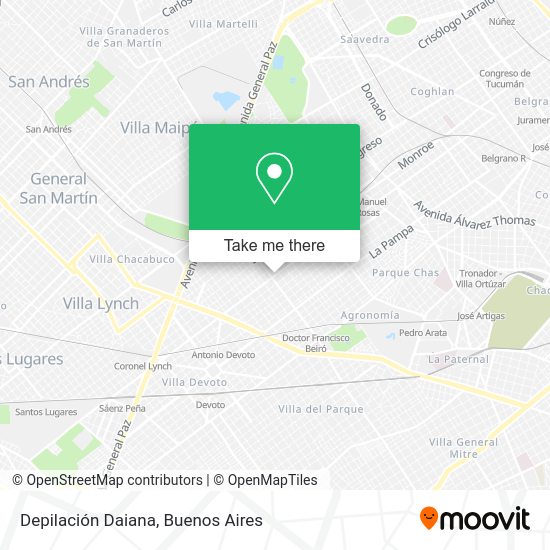 Depilación Daiana map