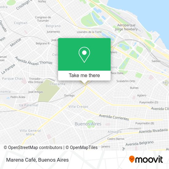 Mapa de Marena Café