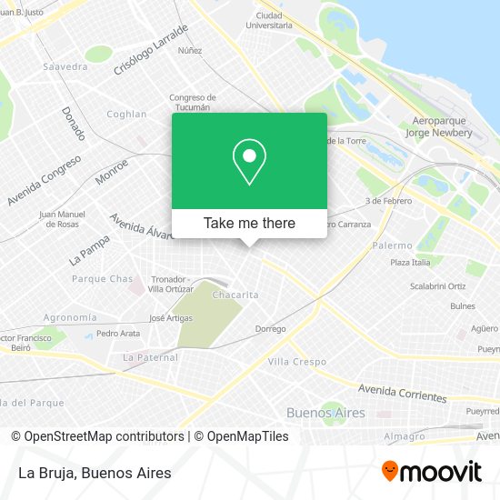 Mapa de La Bruja