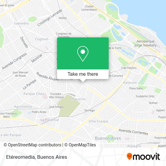 Etéreomedia map